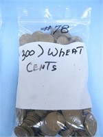 (300) Wheat Cents