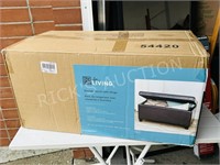 Living Storage bench w/ hinge top - new