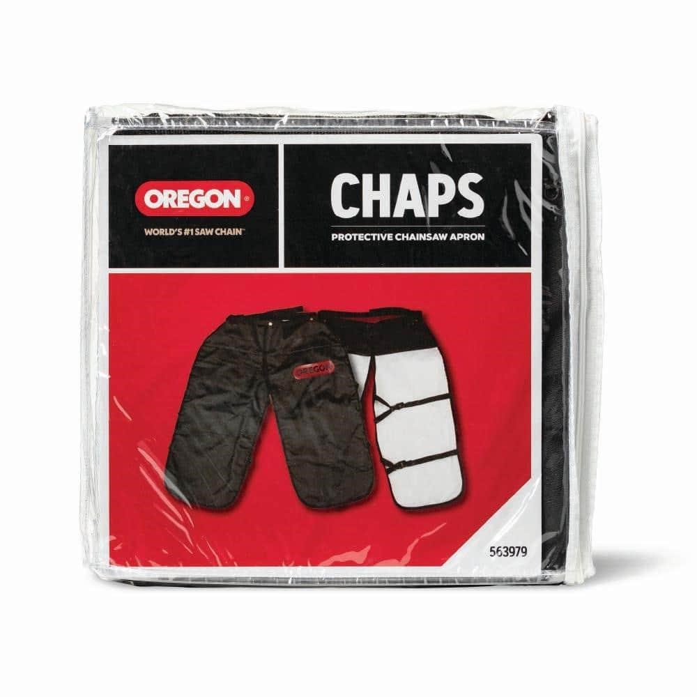 Protective Chainsaw Chaps, Black, 8 Layers of