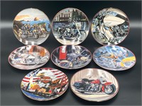 Harley-Davidson Franklin Mint Heirloom Plate Set