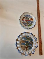 Pair of Maine Souvenir Wall Platesj