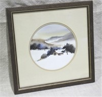 Framed Original Watercolor by Brenda H. Tustian