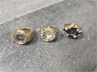 Vintage Digits Watch Ring Lot