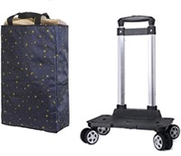 New $86 5 Wheel Portable Folding Shopping Cart
