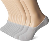 Again 1231 Non-Slip No Show Ankle Socks 3Pack WH