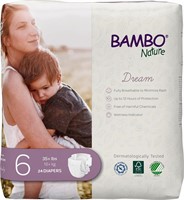 Bambo Nature Baby Diapers  Size 6  132 Count