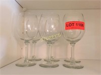 6 Wine Glasses