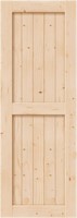 30"x84" EaseLife Sliding Barn Wood Door