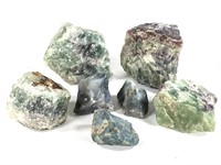 Green Quartz & Amethyst Crystals and More