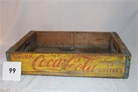 EARLY WOODEN COCA COLA BOX