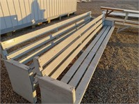 2 11' BENCHES WITH BACK