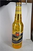 Large Plastic Miller Beer Light-Up Bottle