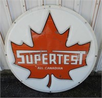 SUPERTEST ALL CANADIAN S/S HEAVY PLASTIC SIGN