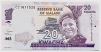 2020 Malawi 20 KWACHA banknote UNC.