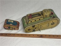 Wind-up Tin Tanks-MAR toys