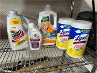 Lysol Wipes, Oxiclean, Etc.