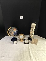 Globe, Thermometers, Candle, +