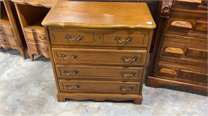 French Provincial Four Drawer Small Chest