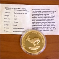 American Mint Krugerrand Commemorative Coin