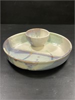 Petteford Studio Art Pottery Chip & Dip Bowl