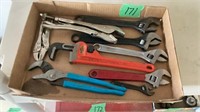 Vise Grips, pipe Wrench, Crescent Wrenches