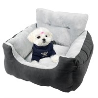 URGVANZ PET Small Dog Car Seat, Warm Soft Dog Boos