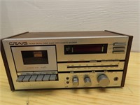 Craig FM/am digital clock radio w/cassette.