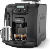 MEROL Espresso Machine  19 Bar  Black