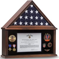 Zmiky Large Burial Flag Display Case (5 X 9.5)