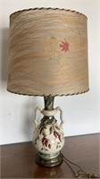 Vintage lamp with ceramic urn shape base, hand