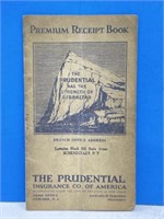 Prudential Ins. Receipt Book 1929