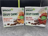 2 boxes organic crispy chews toddler snacks - 10