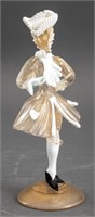 Murano Gentleman Blown Glass Sculpture