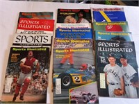 13 Issues Sports Illustrated 1956 to 1970