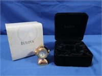 Bulova Divers Helmet Brass Miniature Clock