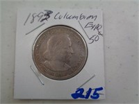 1893 Silver Columbian Expo Half Dollar