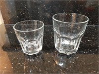 (2) Glass Cups