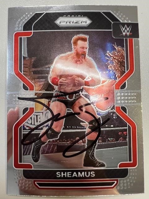 WWE Sheamus Signed Card with COA