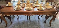 Stunning French Carved Wood Foyer Table