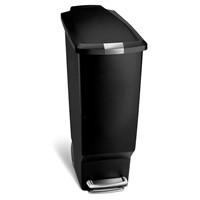 Simplehuman 40L Slim Black Trash Can