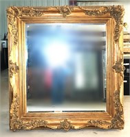Huge Ornate Gilt Framed Mirror