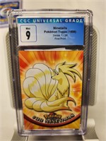 Ninetails Pokemon Topps 1999 Graded 9