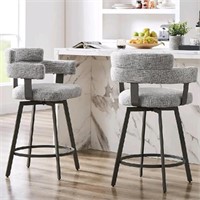 FERFALDER Counter Height Bar Stools with Full Back