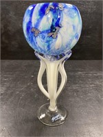 Alicja Poland Art Glass Candle Holder