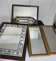 Grouping of 5 mirrors