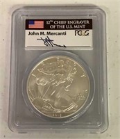 2013 Silver Eagle PCGS MS69 Coin