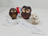Artesania Rinconada Trio of Owls