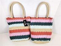 NEW Multicoloured Bag (x2pcs)