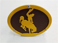 Wyoming Cowboy Steel Bumper Hitch Cover