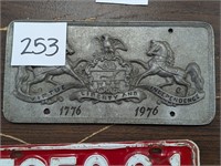 Bicentennial License Plate